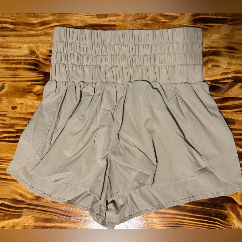 Women’s Tan Athletic Shorts